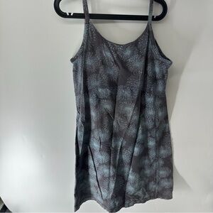 Alpine Gray Camisole with Pale Blue Floral Burst Print